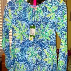 Lilly Pulitzer NWT Willa Tunic Top Tropic Like Its Hot $128 Size XXS,XS